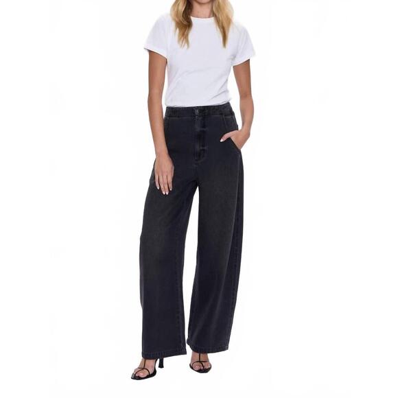 PISTOLA Denim - NEW PISTOLA lottie high rise bowed-leg jeans in zen